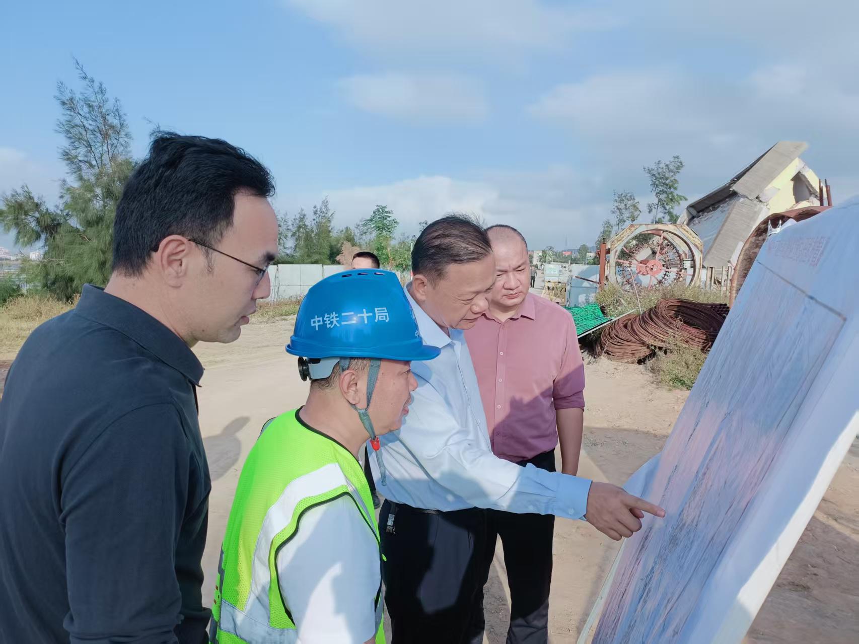 市交通运输局调研交通项目  全力保障工程建设推进