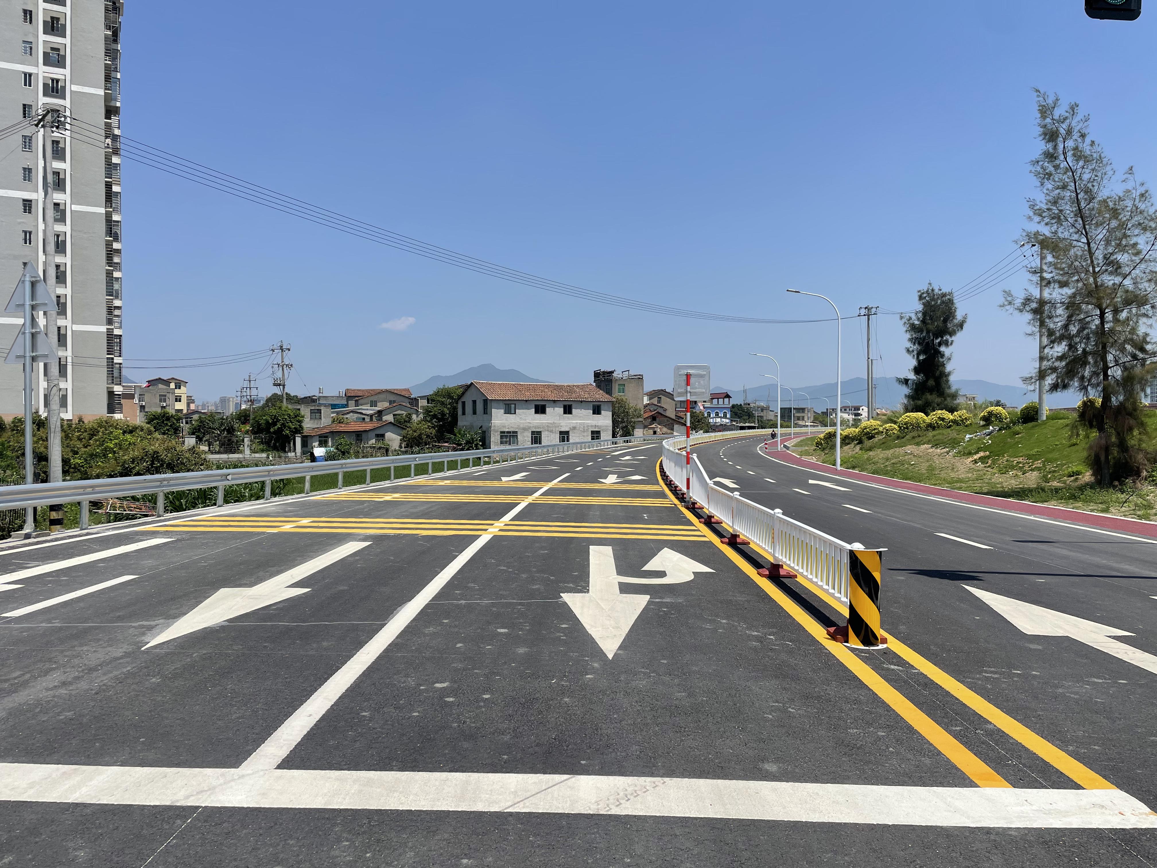 滨溪北路东伸荔城段正式通车