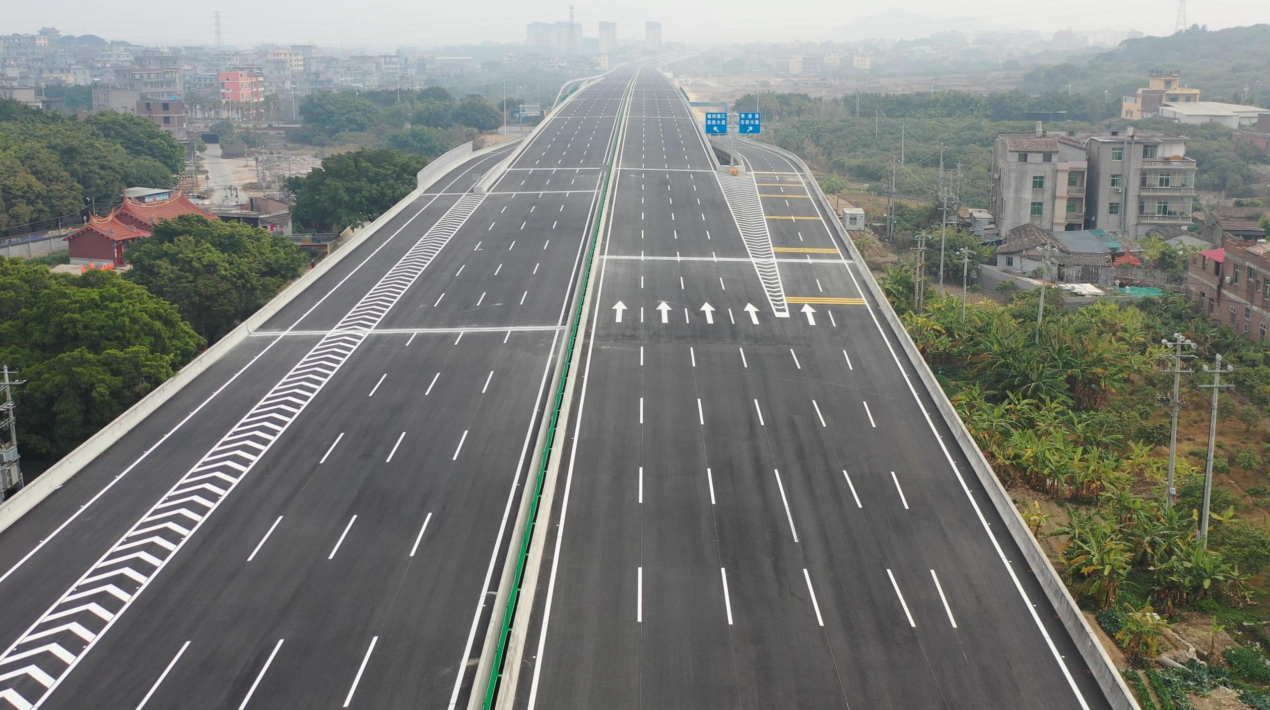 莆田联十一线工程涵港至秀港段顺利通车